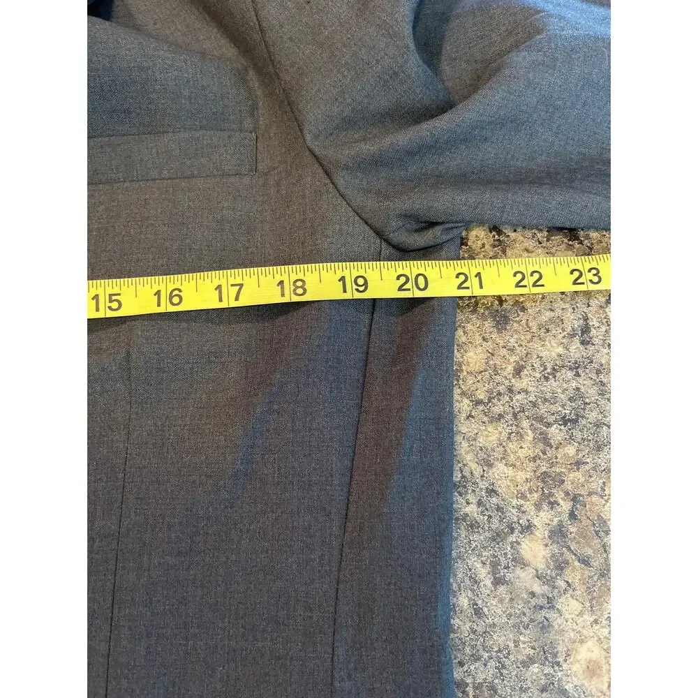 Calvin Klein Gray 2 Button‎ Wool Blend Sport Coat Boys Size 20